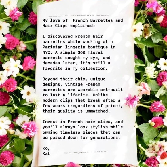 Vintage French Hair Accessories Barrettes Hair Clips Headbands Combs NEW Unworn - Picture 2 of 2